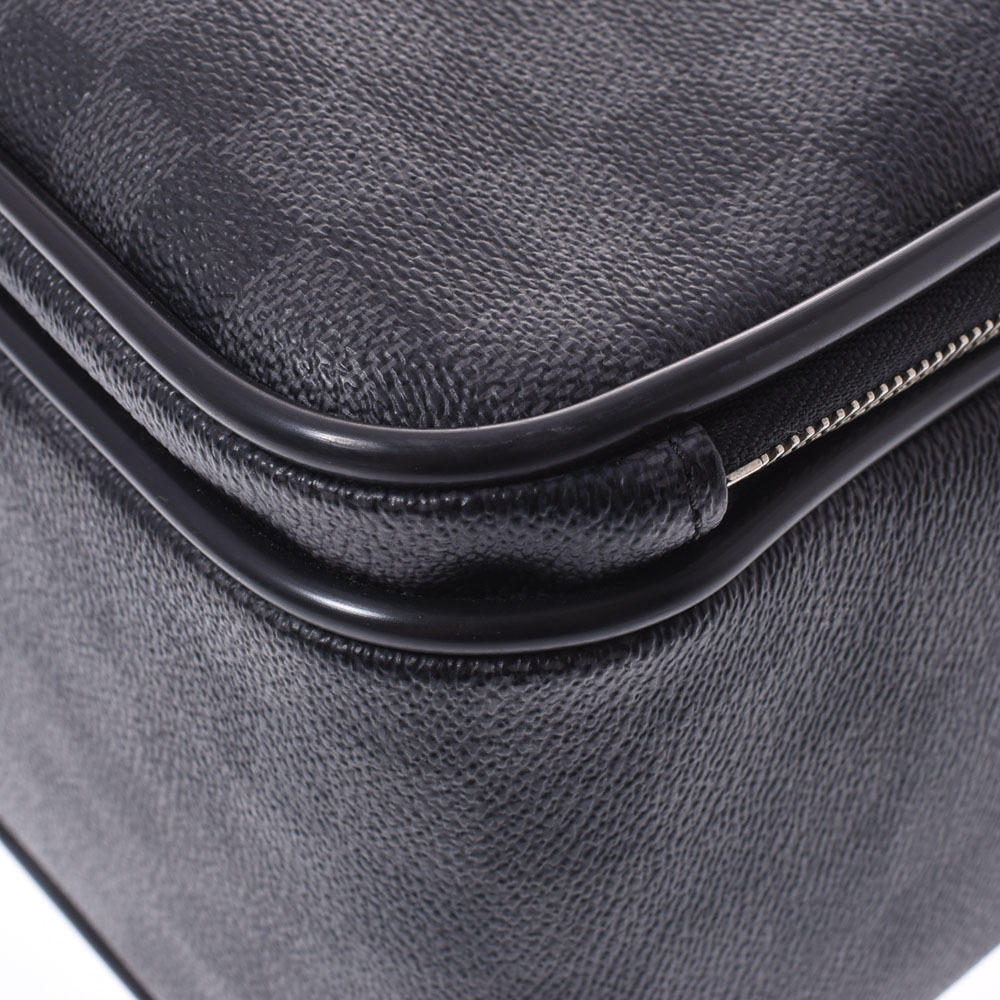 Louis Vuitton Graphite Gray Damier Black Business Ikar Canvas Bag - Picture 7 of 12